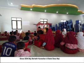 Nguri –uri Budaya ,Siswa SDN Beji  Berlatih Karawitan.