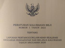 Laporan Pertanggungjawaban APBKal  2020