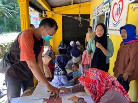 Cek Kesehatan dan Pengobatan dari UPT Puskesmas Patuk 1 Warnai Kegiatan Posyandu di Krakalan