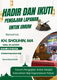 Forum Masjid se Kalurahan Gelar Pengajian Lapanan