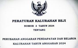 Perubahan APBKalurahan TA 2024