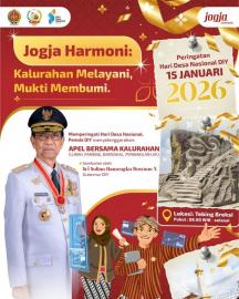 “Jogja Harmoni : Kalurahan Melayani, Mukti Membumi” Tema Hari Desa DI Yogyakarta