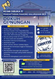 Siapkan Diri Anda Untuk Menjadi Calon Dukuh Gunungan